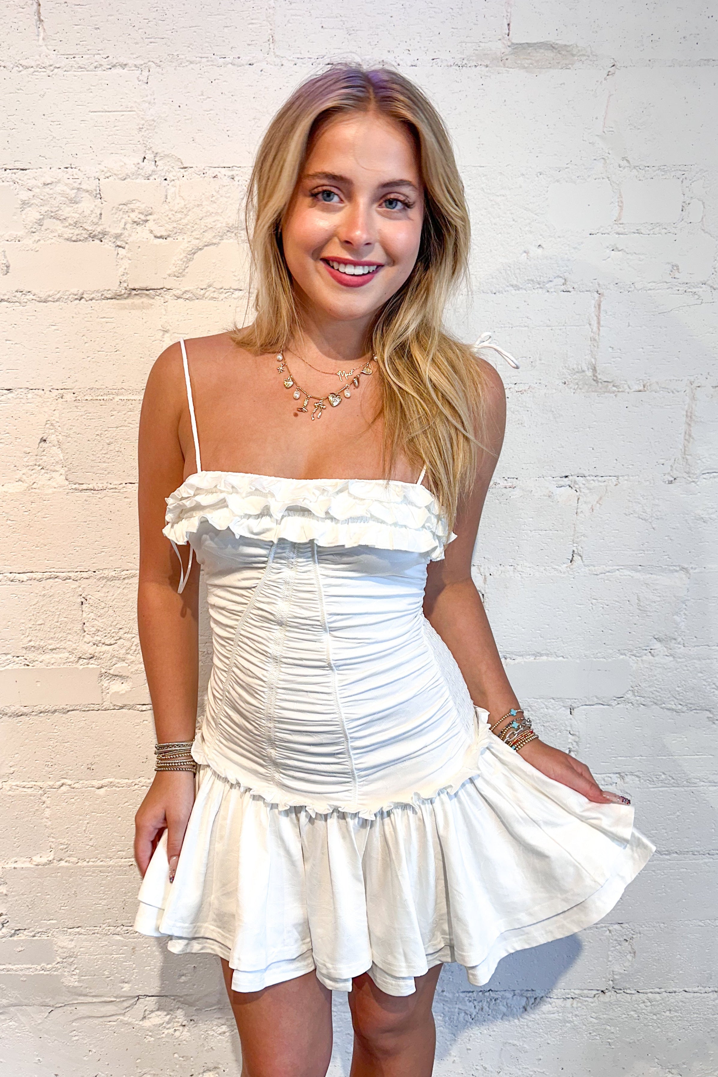 Angel Hour Mini Dress – Adeline