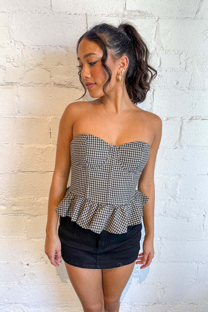 Gigi Skirt, Denim Skirt, Mini skirt, Game Day Outfits, Denim, Bottoms, Adeline Boutique, Dallas Boutique, Boutique Clothing