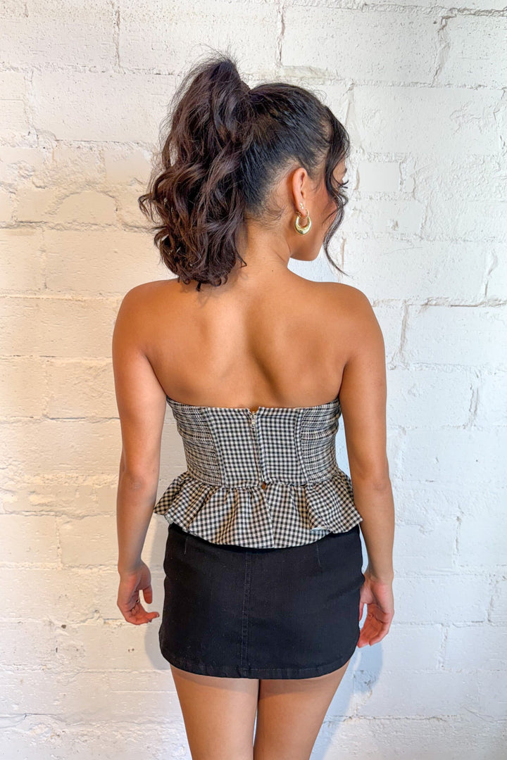 Gigi Skirt, Denim Skirt, Mini skirt, Game Day Outfits, Denim, Bottoms, Adeline Boutique, Dallas Boutique, Boutique Clothing