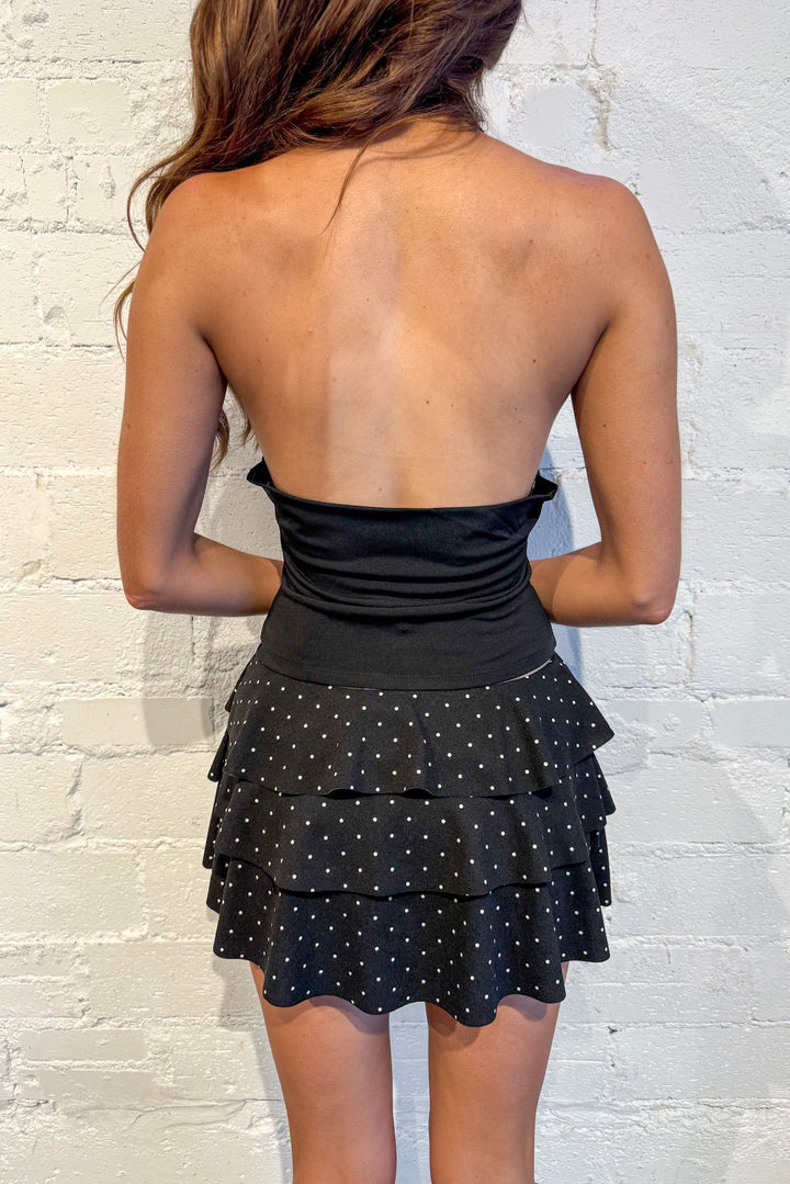 Polka Dot Tiered Skort, Polka Dot, Skort, Polka Dots, Bottoms, Skirts, Going Out Outfit, Adeline Boutique, Dallas Boutique, Women's Clothing Boutique