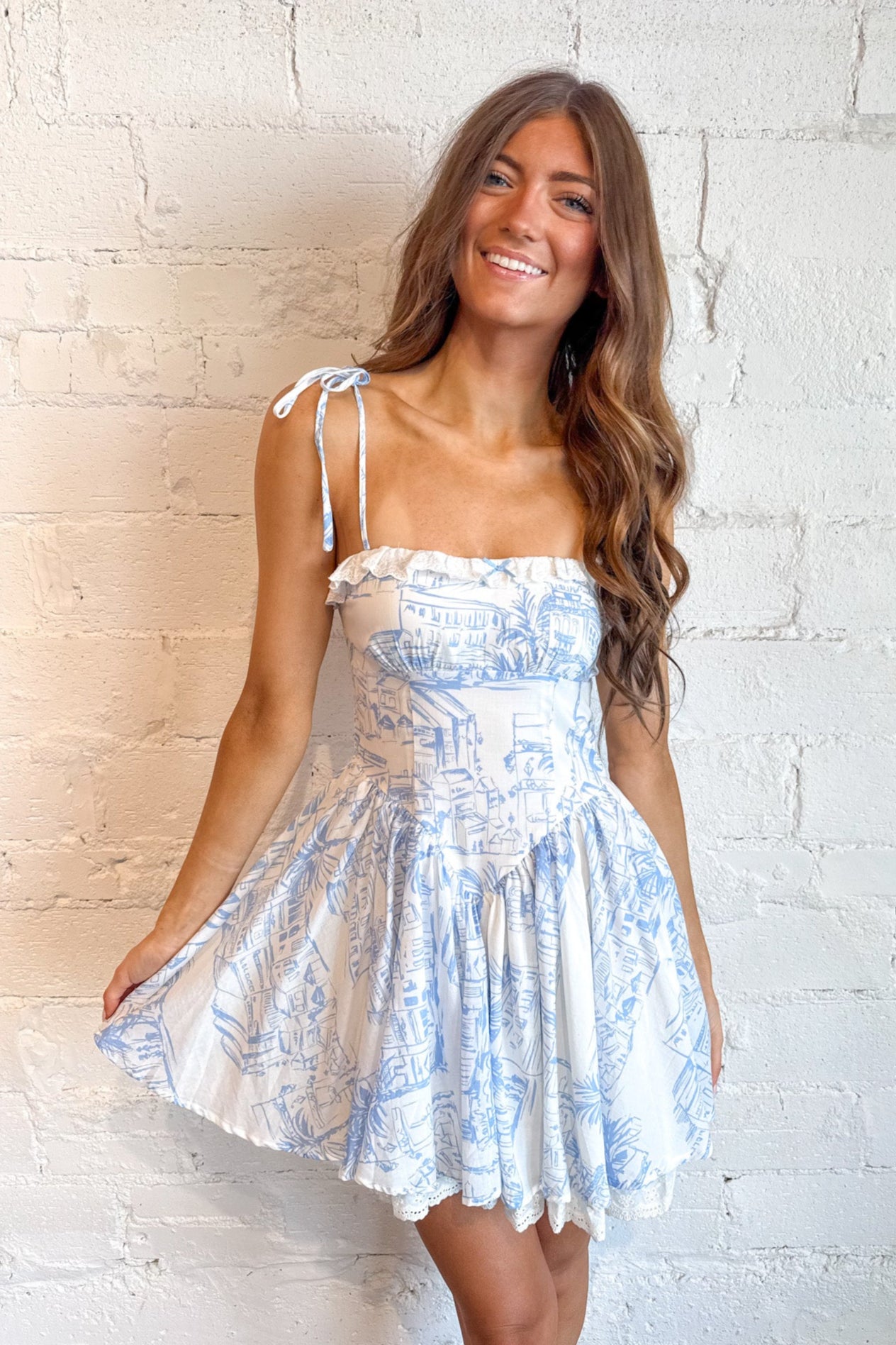 European City Fit & Flare Mini Dress Adeline European City Fit & Flare Mini Dress Adeline