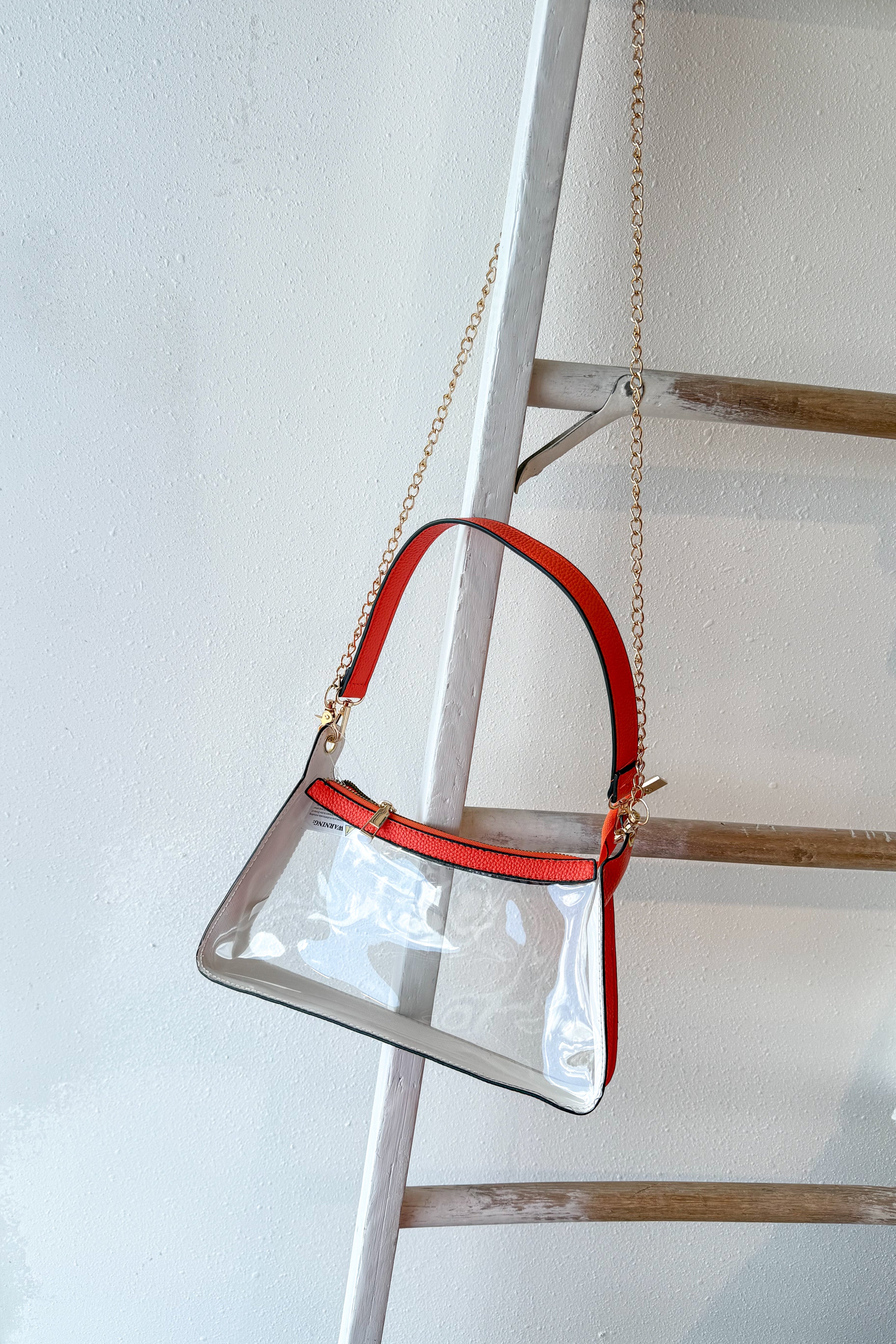 Clear Satchel Stadium Bag – Adeline
