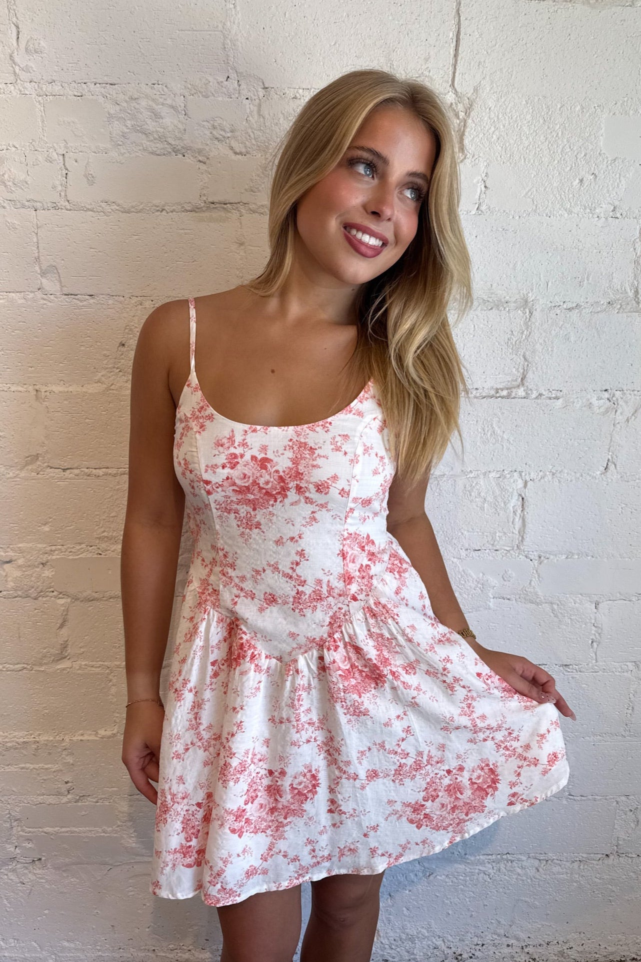 coral mini dress Coral Sensation Tie Back Mini Dress – Adeline