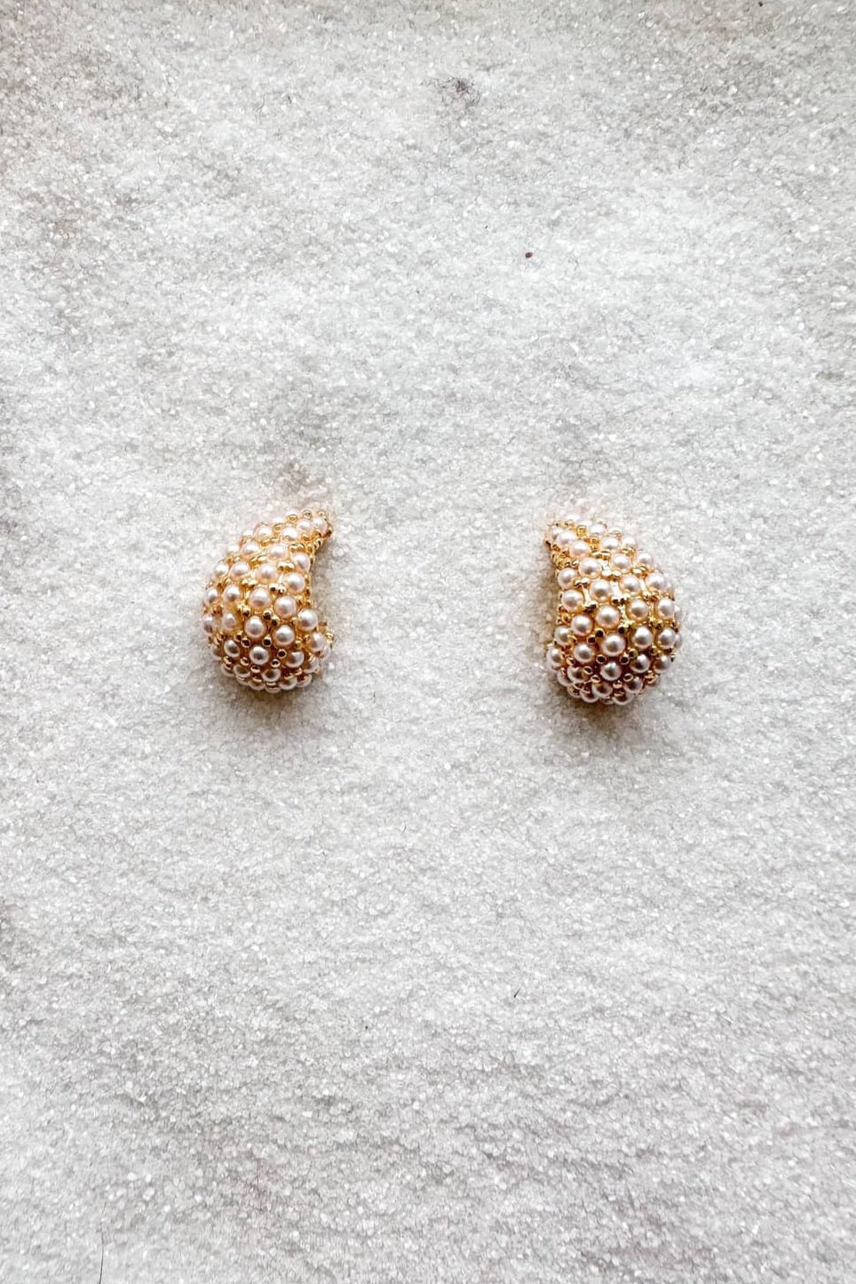 Covered In Pearls Earrings, Earrings, Pearls, Adeline Boutique, Dallas Boutique, Boutique Jewelry