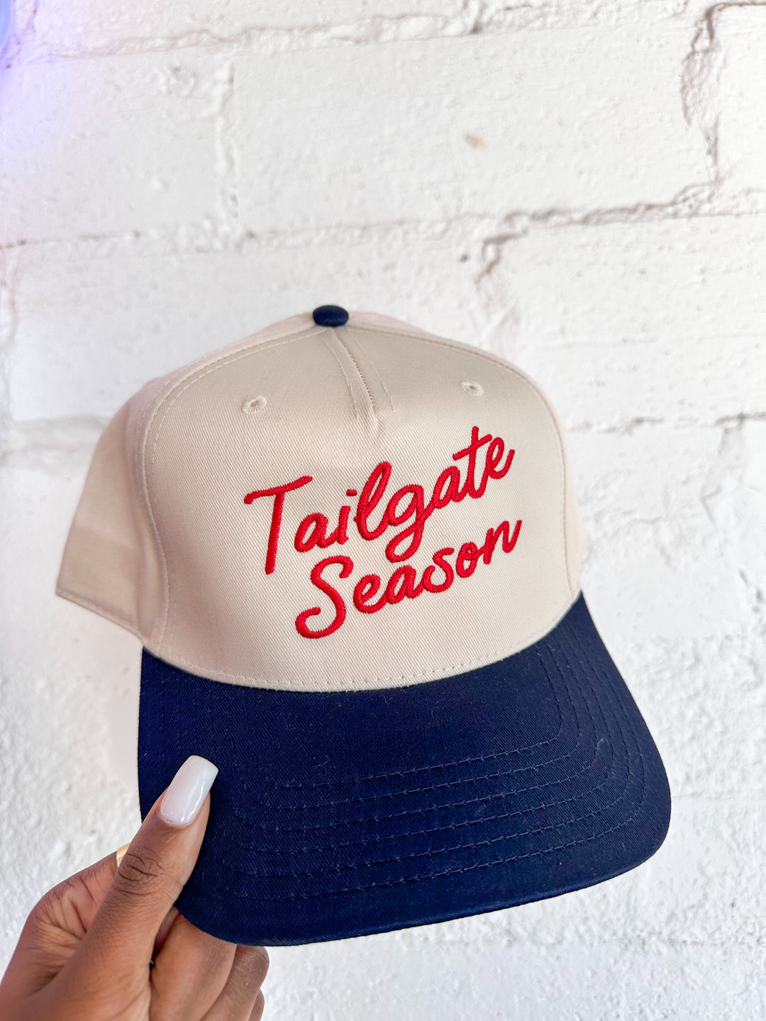 Tailgate Season Trucker Hat, Hat, Charlie Southern, Adeline, dallas boutique, dallas texas, texas boutique, women's boutique dallas, adeline boutique, dallas boutique, trendy boutique, affordable boutique