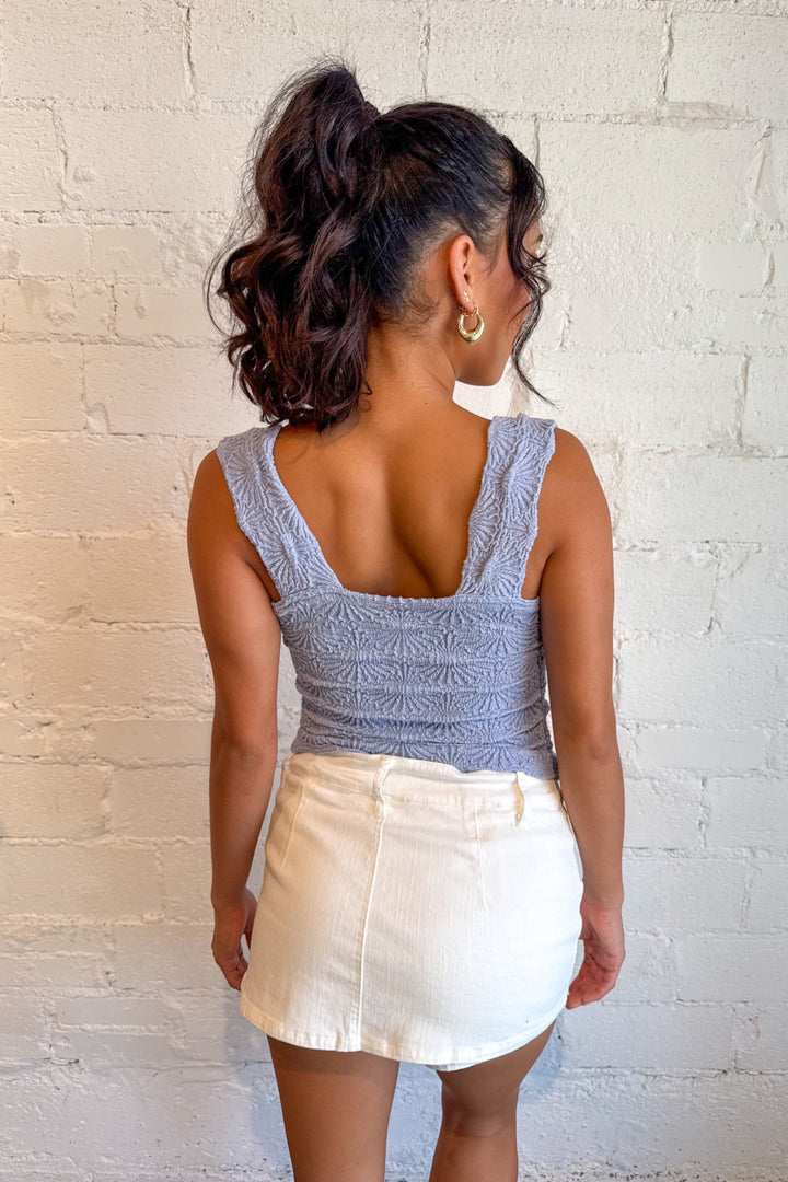 Gigi Skirt, Denim Skirt, Mini skirt, Game Day Outfits, Denim, Bottoms, Adeline Boutique, Dallas Boutique, Boutique Clothing