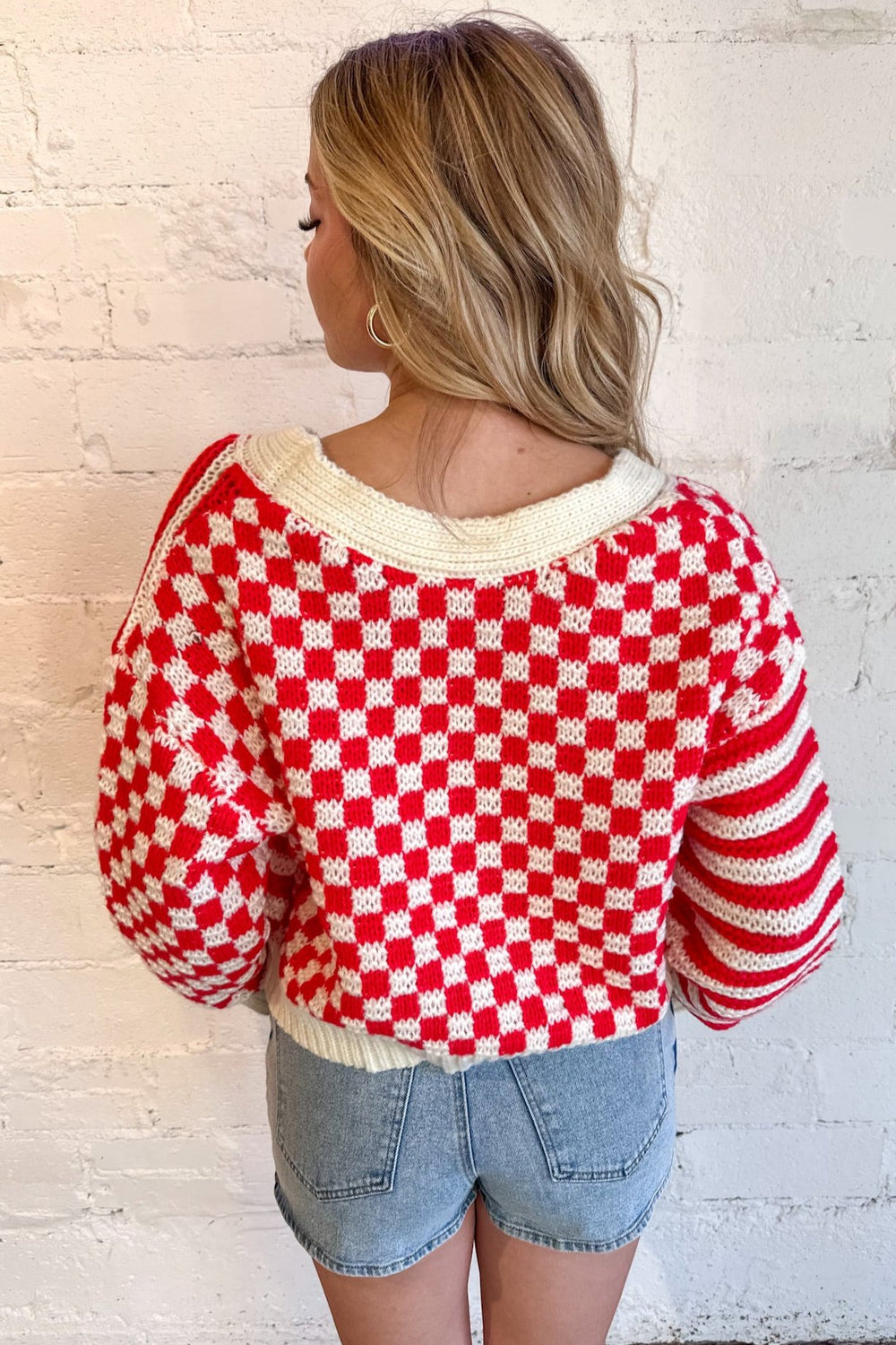 Holiday Vibes Cardigan, Christmas Sweater, Cropped Sweater, Cardigan, Adeline Boutique