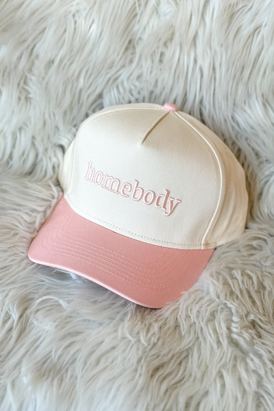 Homebody Pink Vintage Trucker Hat, Trucker Hat, Hats, Adeline Boutique, Dallas Boutique, Accessories