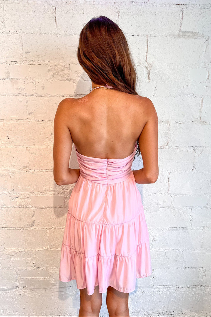 Izzy Halter Mini Dress, Halter Dress, Summer Dresses, Summer Styles, Adeline Boutique, Dallas Boutique, Boutique Dresses, Vacation Styles