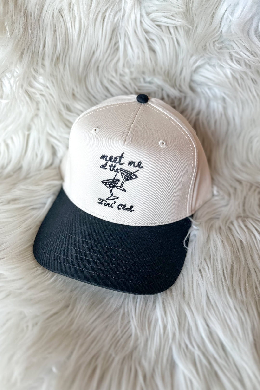 Meet Me At The Tini Club Trucker Hat, Trucker Hat, Hats, Accessories, Adeline Boutique, Dallas Boutique, Boutiques