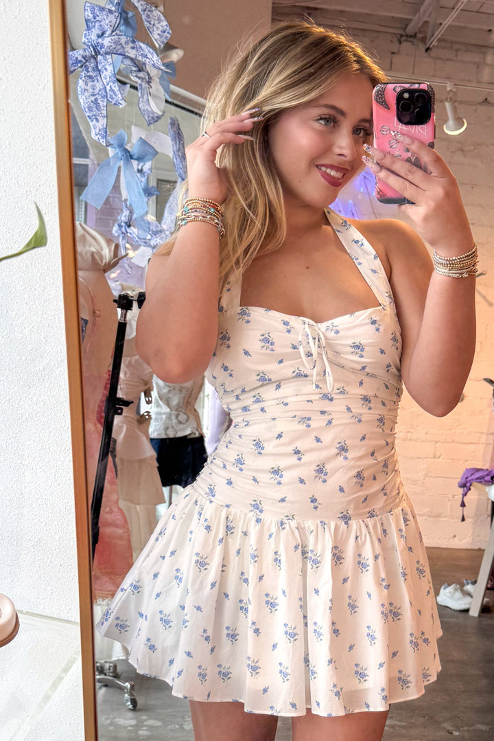 Pick Me Halter Dress, Halter Dress, Adeline Boutique, Dallas Boutique, Summer Dresses, Floral Dress, Boutiques