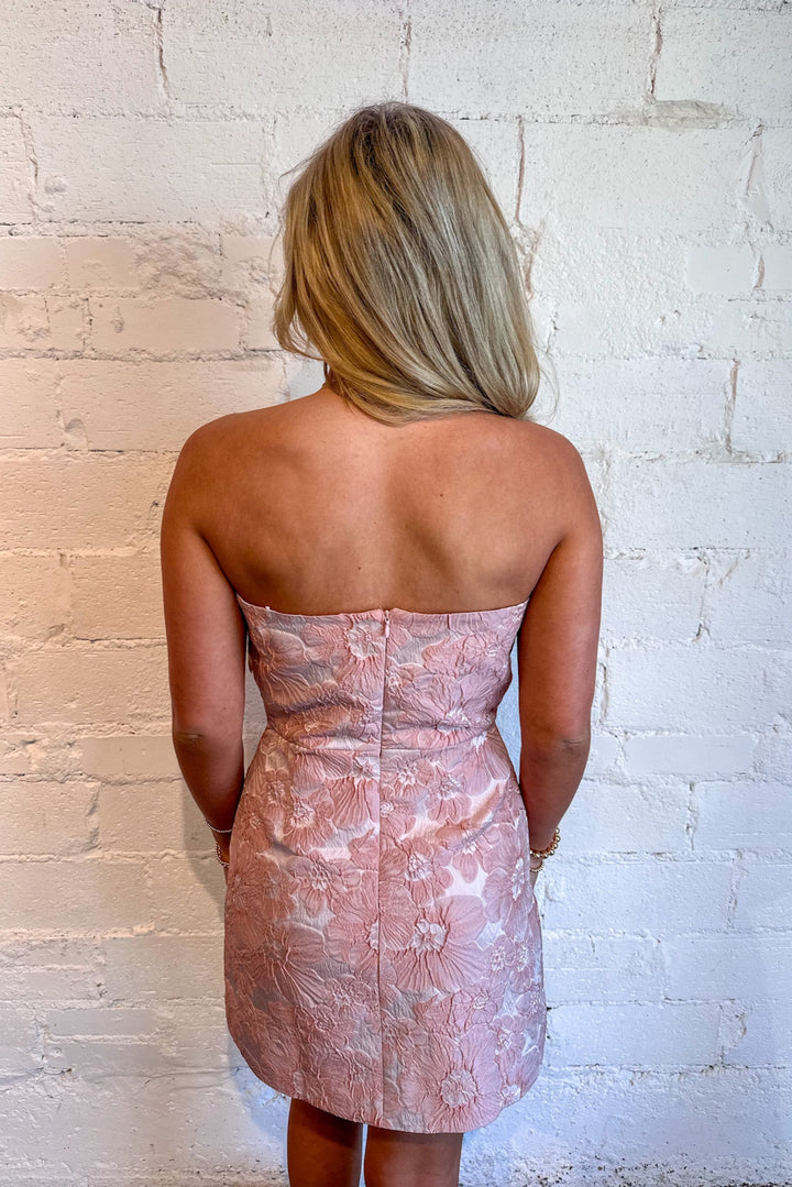 Light Floral Puzzle Mini Dress, Mini Dress, Wedding Guest Dress, Spring, Dresses and Rompers, Adeline Boutique