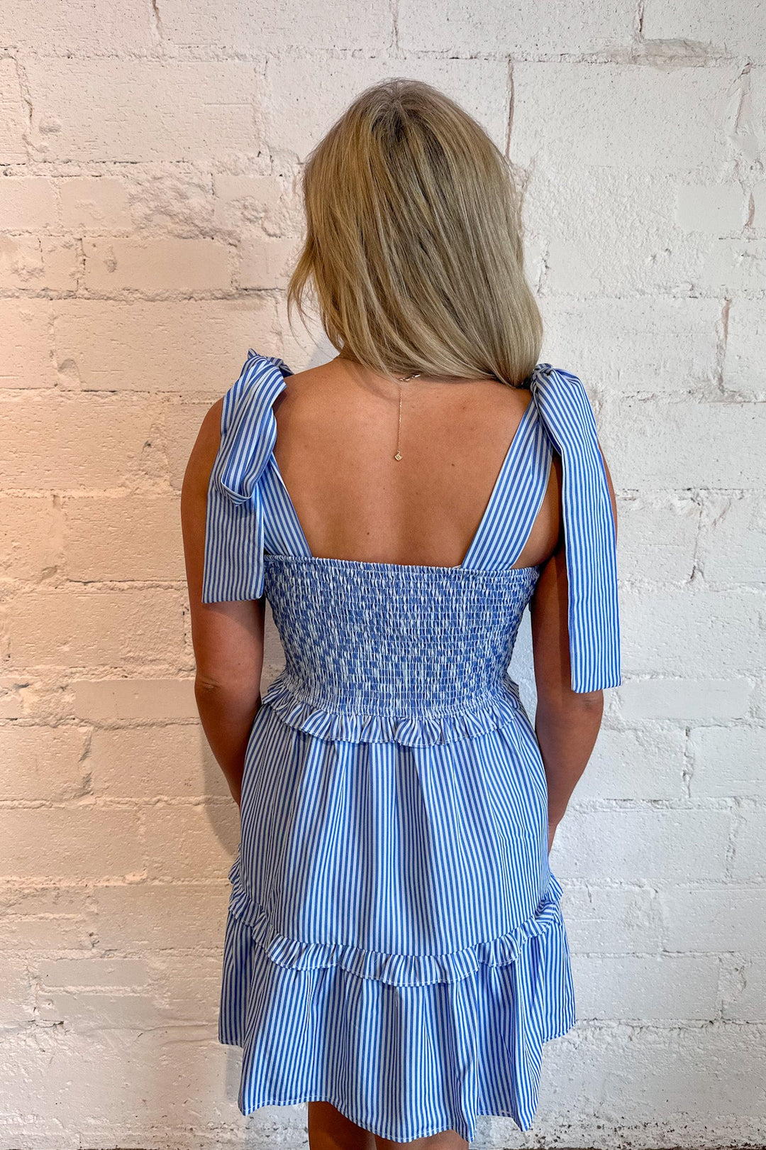 Seaside Stripes Dress, Spring Dresses, Dresses, Summer Dress, Easter, Wedding Guest Dress, Adeline Boutique, Dallas Boutique, Boutique Dresses