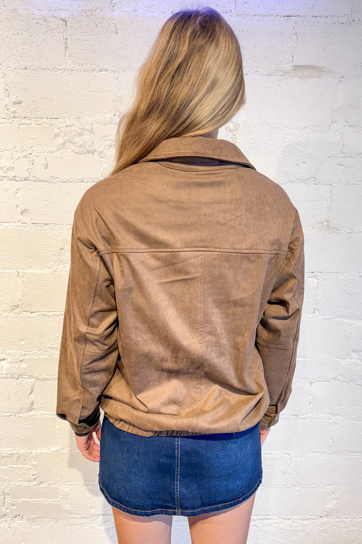 Suede Oversized Bomber Jacket, Bomber Jacket, Suede Jacket, Fall and Winter Styles, Jackets, Adeline Boutique, Brown Jacket, Dallas Boutique, Women's Clothing Boutique