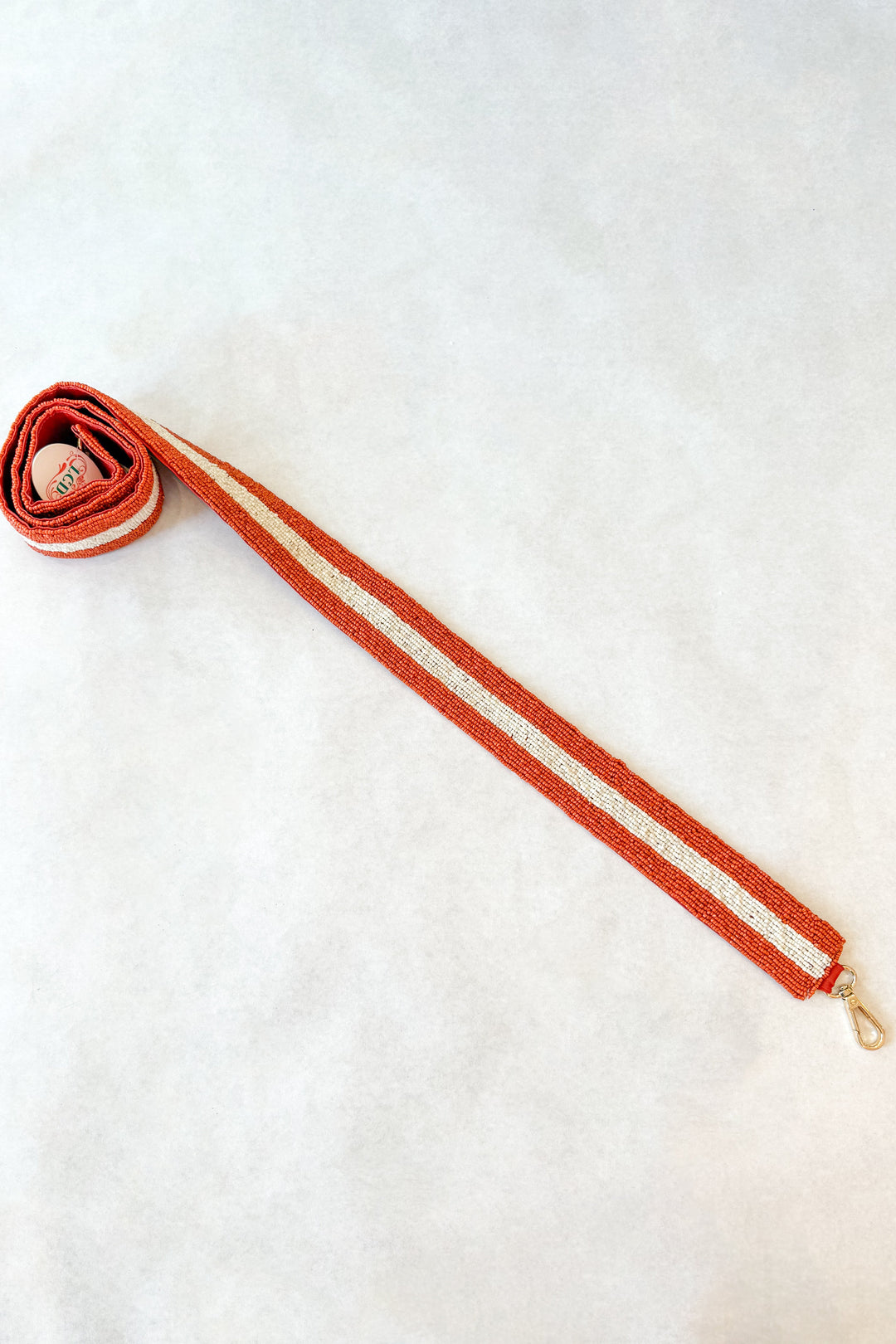 White & Orange Gameday Strap, Game Day, UT, College Football, Accessories, Adeline Boutique, Dallas Bouyique, Purses