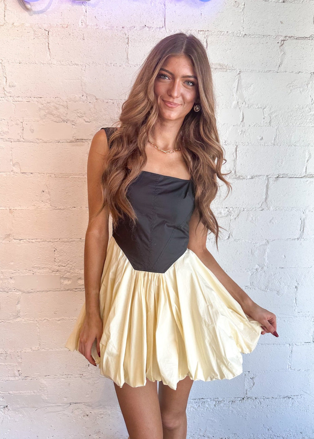 Bubbly Bliss Mini Dress, Dresses, Sky to Moon, Adeline, dallas boutique, dallas texas, texas boutique, women's boutique dallas, adeline boutique, dallas boutique, trendy boutique, affordable boutique