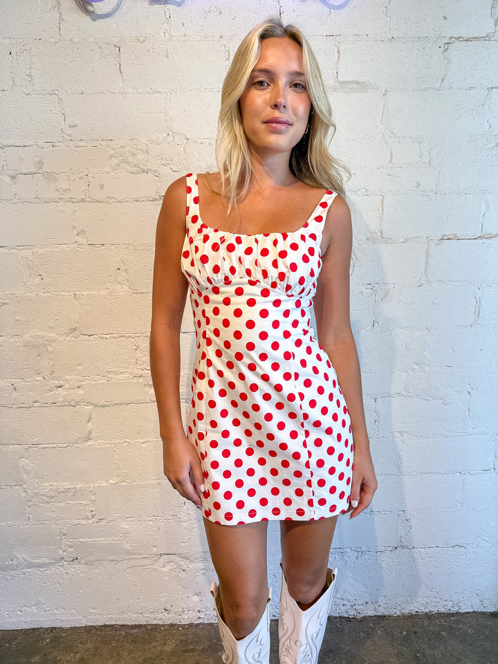Dottie Ruched Mini Dress