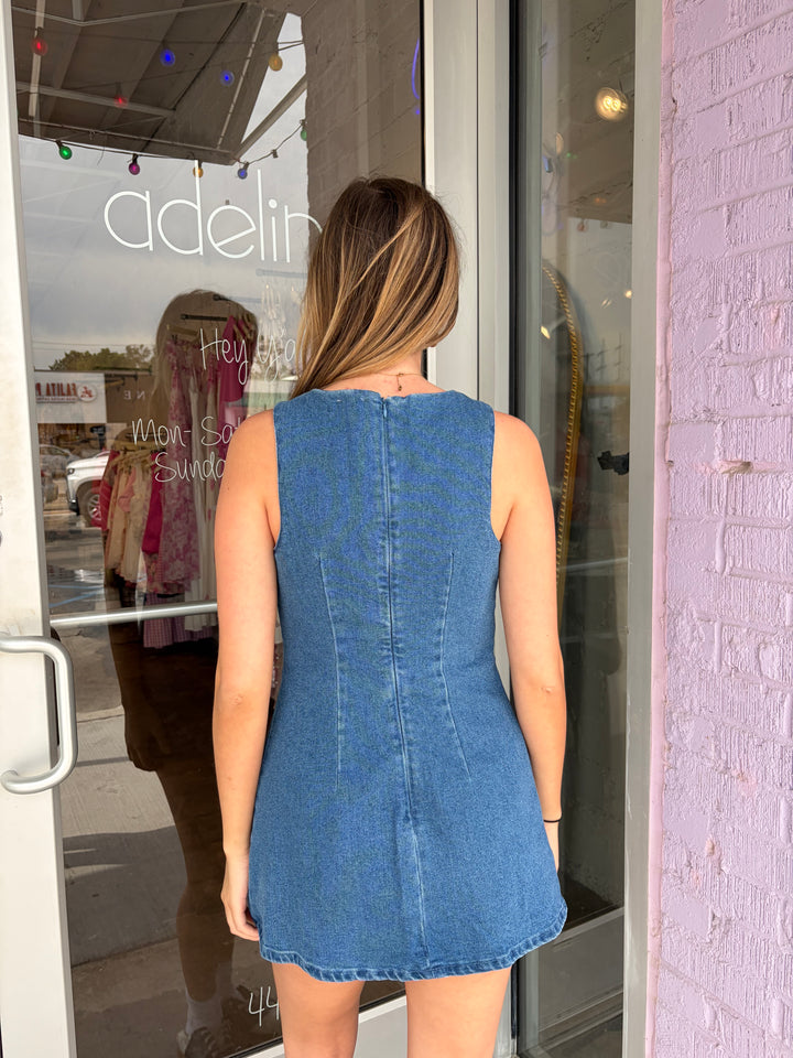The Classic Fit Denim Dress