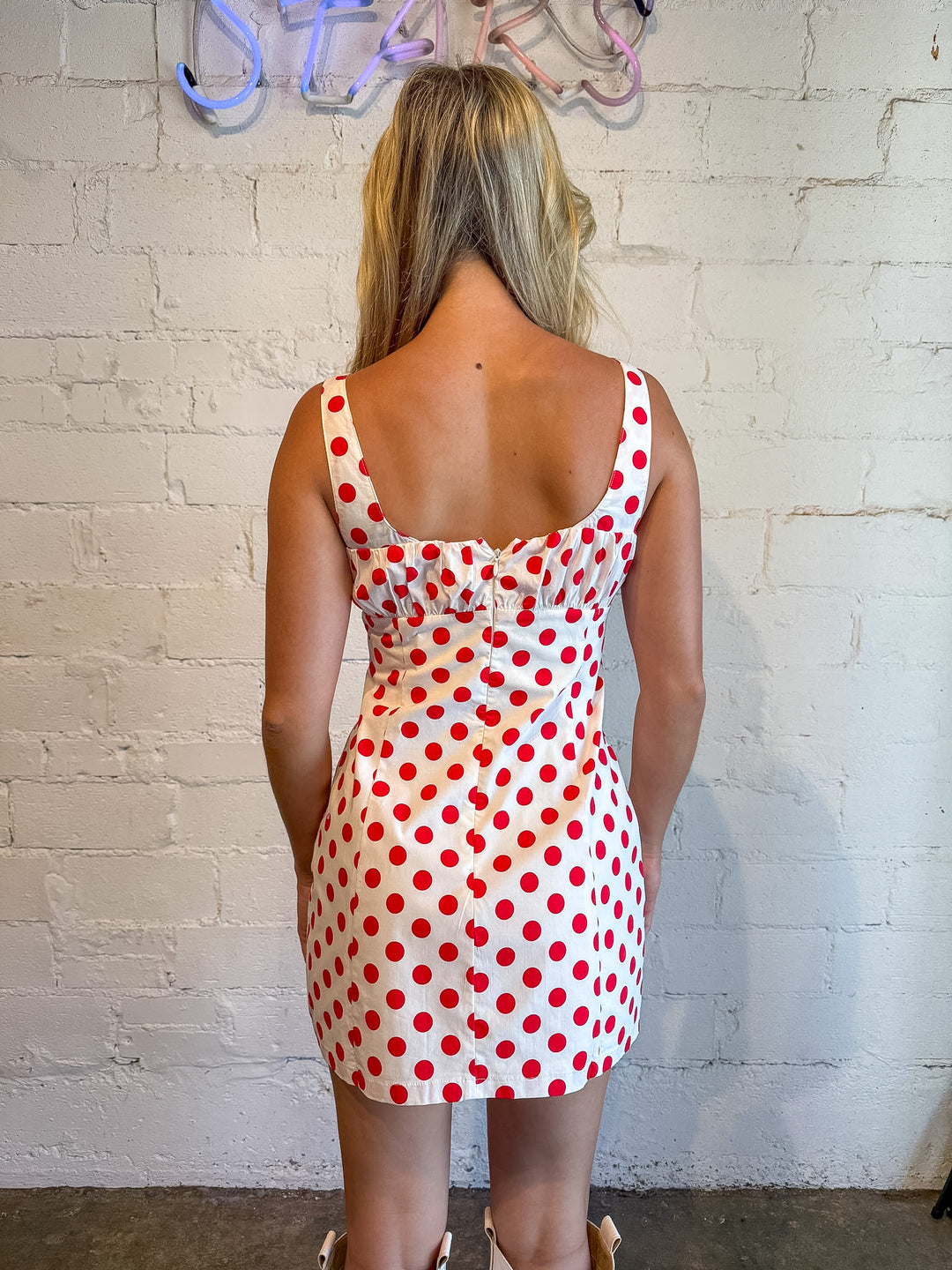 Dottie Ruched Mini Dress