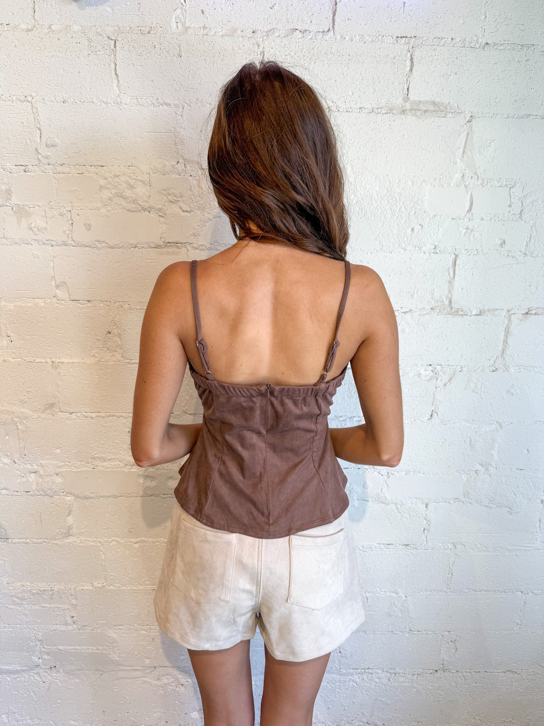 Susie Suede Top