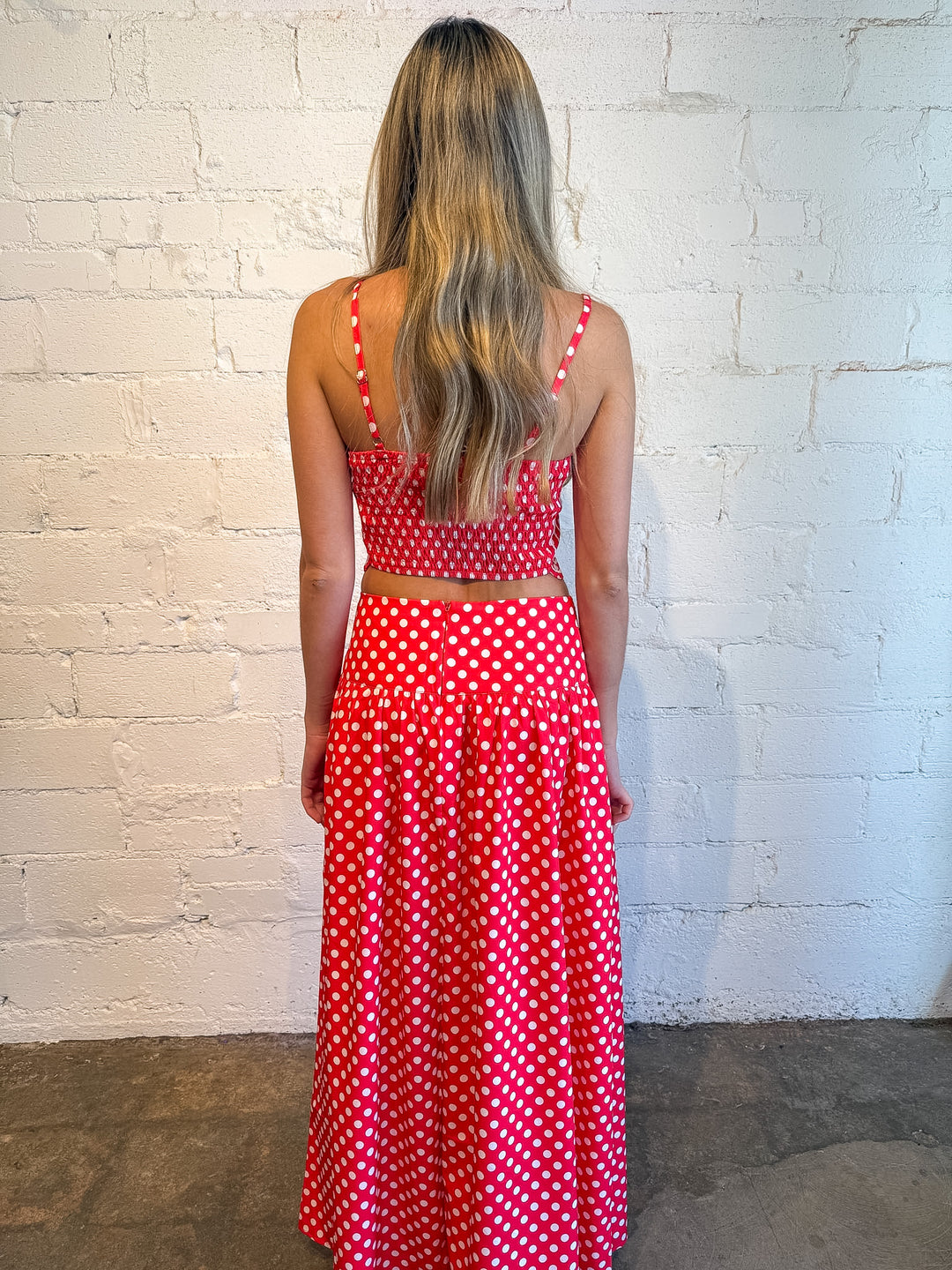 Polka Dot Rally Top