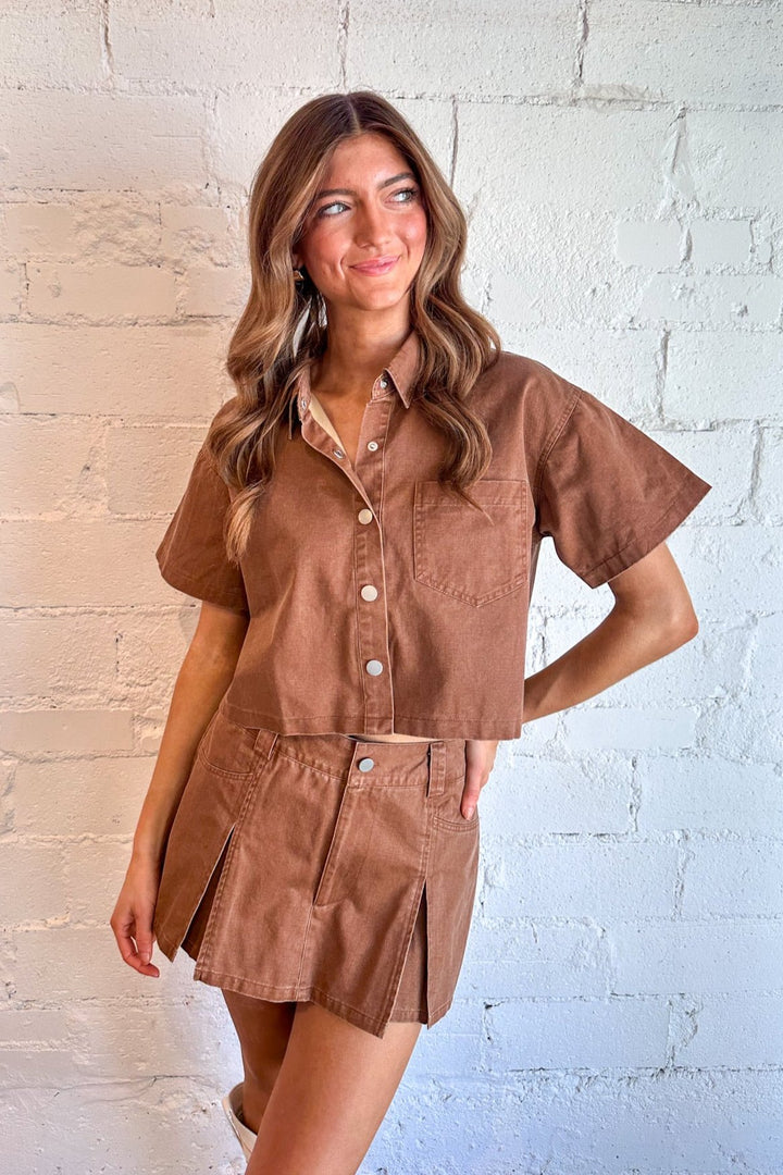 Blake Pleated Skort, Skirts, Day + Moon, Adeline, dallas boutique, dallas texas, texas boutique, women's boutique dallas, adeline boutique, dallas boutique, trendy boutique, affordable boutique