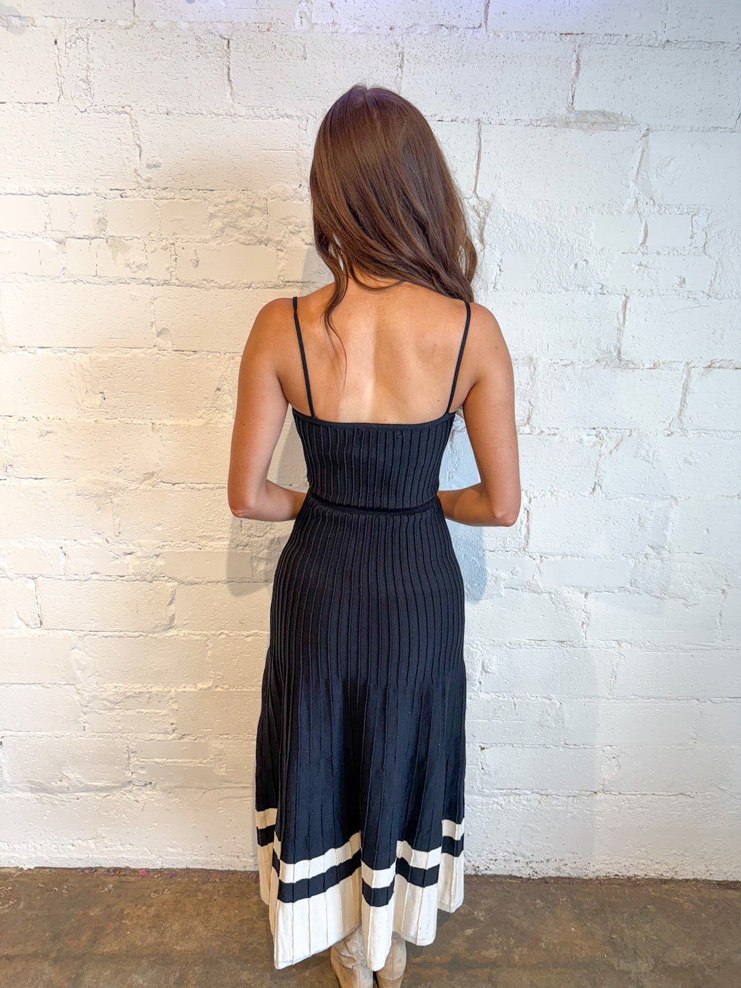 Sideline Strut Maxi Dress