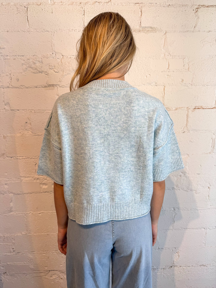 Honeycomb Sweater Top