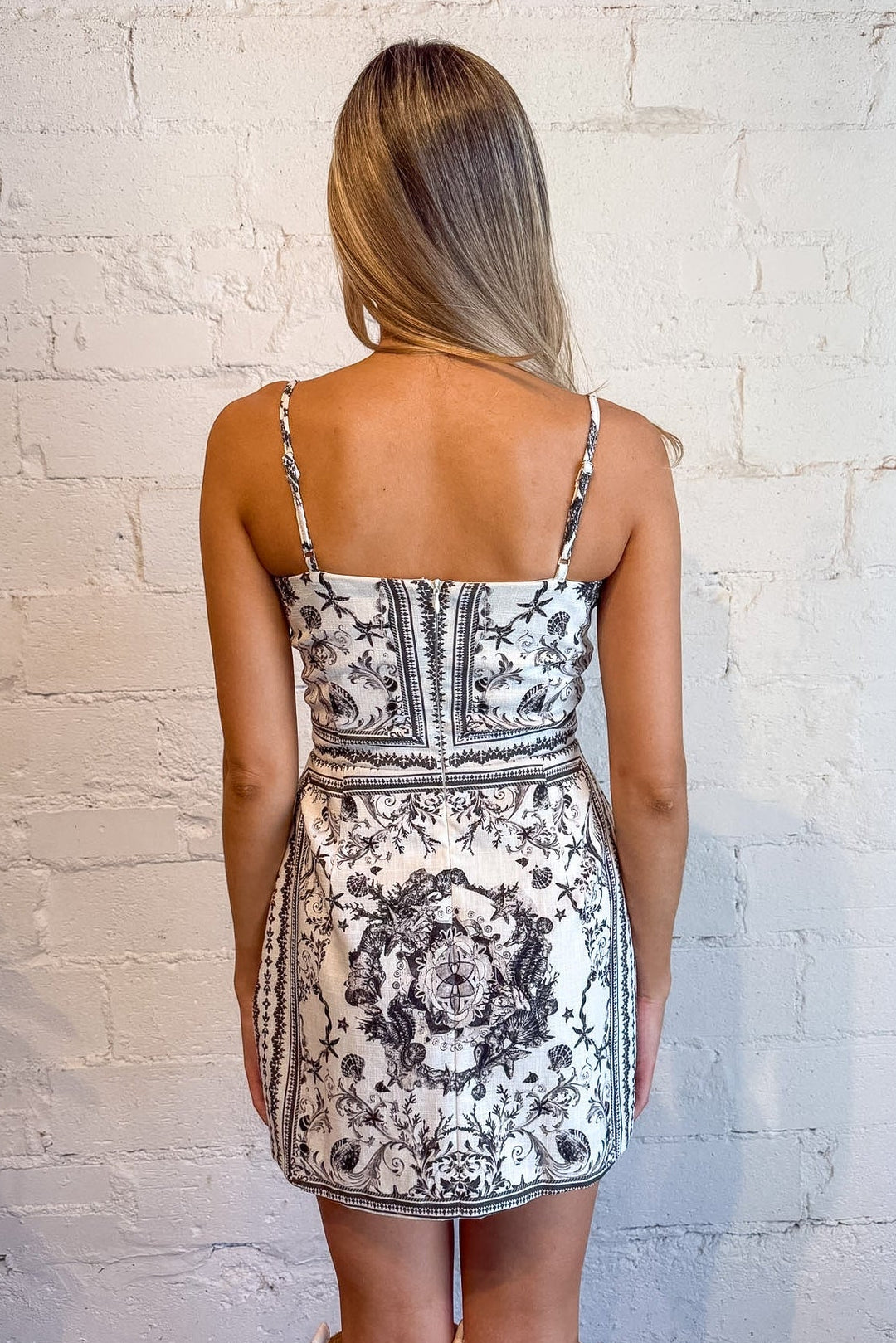 fun mini design dress, boutique, dallas boutique