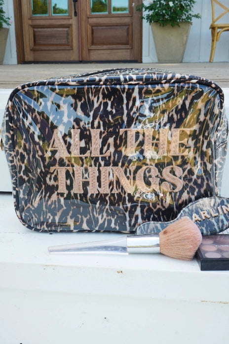all the things travel bag, all the things bag, travel bag, cosmetic bag 