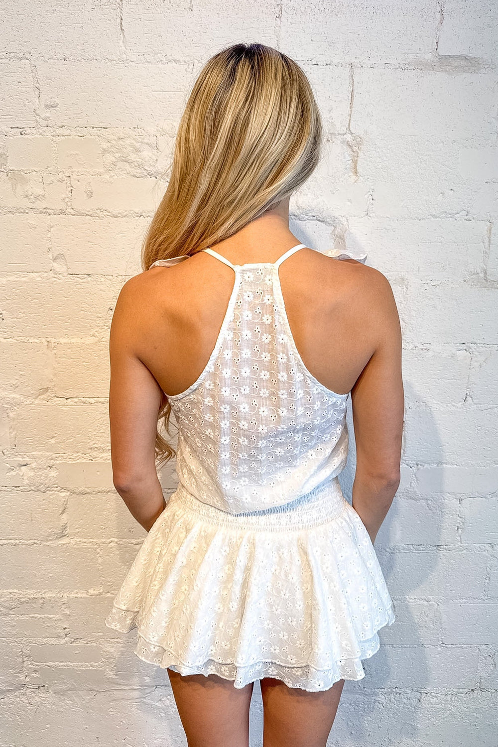 Any Event Mini Dress, White Mini Dress, White flowy Mini Dress, Spring Styles, Adeline Boutique, Dallas Boutique, Summer Dresses, Boutique Dresses