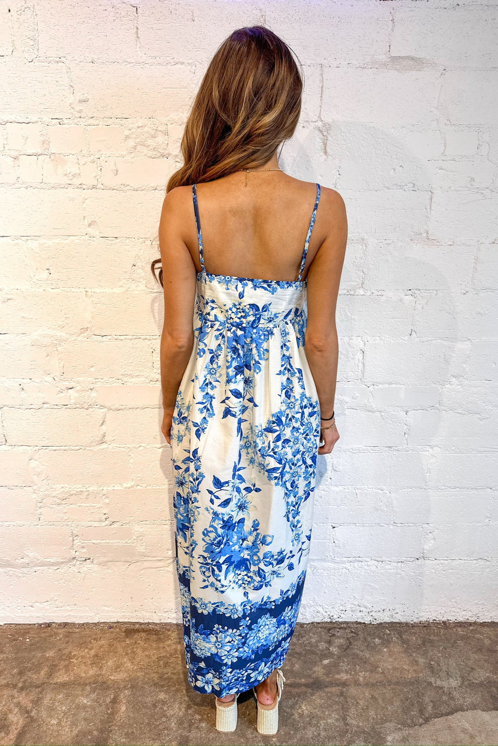 Azure Bloom Maxi Dress, Floral Dress, Maxi Dress, Spring and summer Dresses, Dallas Boutique 