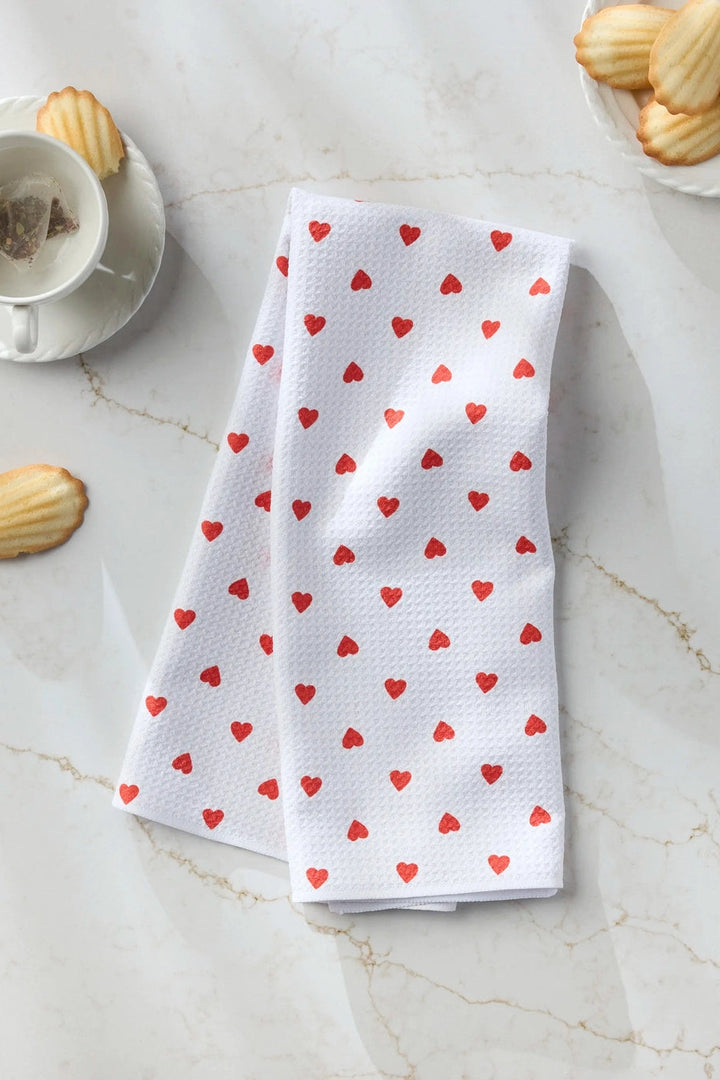Baby Hearts Tea Towel, Towels, Accessories, Adeline Boutique, Dallas Boutique, House Towels, Kitchen Towels House Accessories 