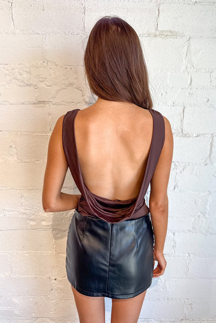 Back It Up Top, Open Back Top, Tops, Going Out Tops, Adeline Boutique, Dallas Boutique, Women's Clothing Boutique