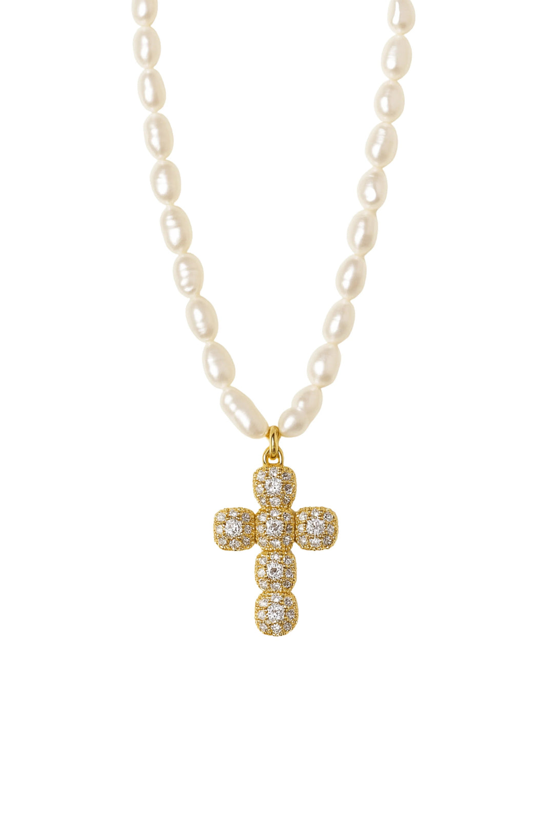 Baldwin Necklace, Pearl Necklace, Cross Necklace, Jewelry, Accessories, Adeline Boutique, Dallas Boutique