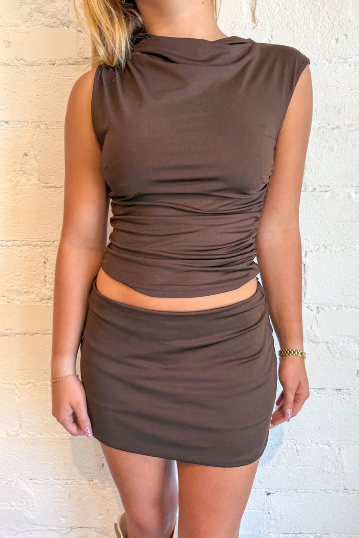 Bart Skort, Matching Set, Adeline Boutique, Dallas Boutique,Tops, Fall Outfits, Boutique Clothing 