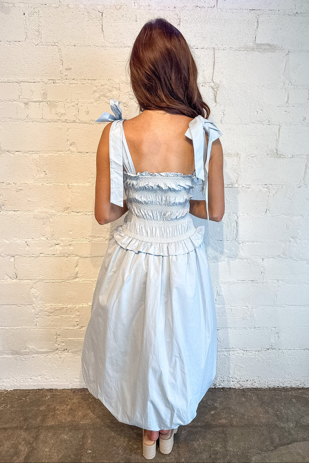 Berkley Dress, Maxi Dress, Spring and Summer Dresses, Easter Dress, Blue Dress, Adeline Boutique, Dallas Boutique, Boutique Dresses