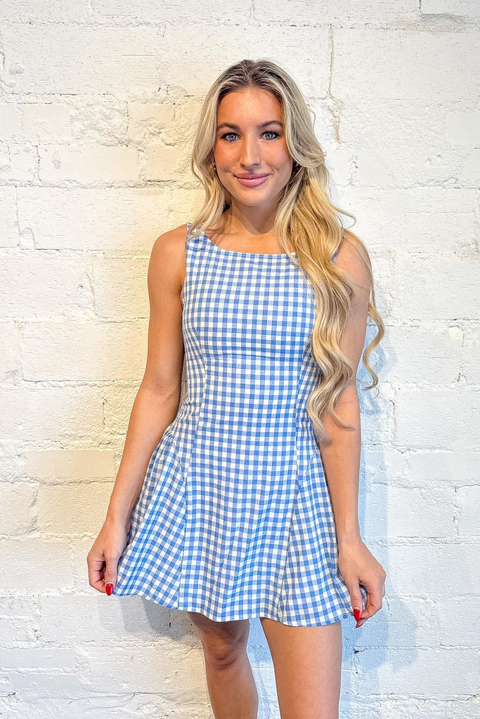 Betty Checker Mini Dress – Adeline