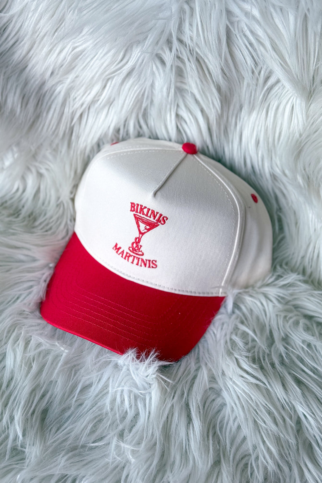 Bikinis & Martinis Trucker Hat, Trucker Hat, Accessories, 4th of July, Adeline Boutique, Dallas Boutique