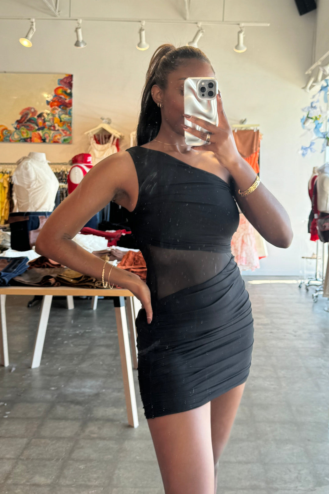 Brielle Peek A Boo Dress
