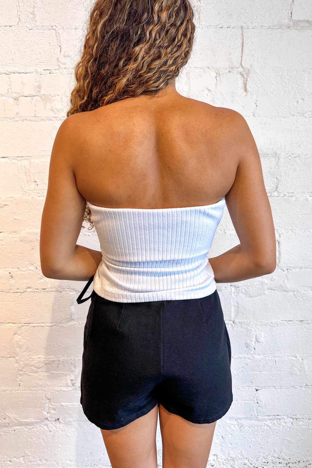 Denim Wrap Skort, Skort, Skirt, Bottoms, Adeline Boutique, Spring Outfit, Dallas Boutique, Denim