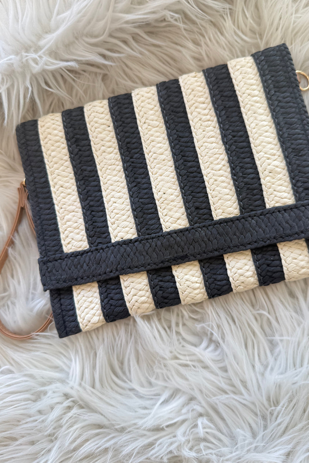 Striped Straw Clutch, Clutch, Accessories, Purse, Adeline Boutique, Dallas Boutique, Beach Accessories, Spring Styles