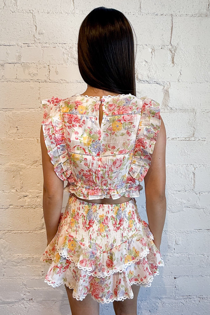 Bloom Together Skort Back, adeline boutique, dallas boutique, boutique