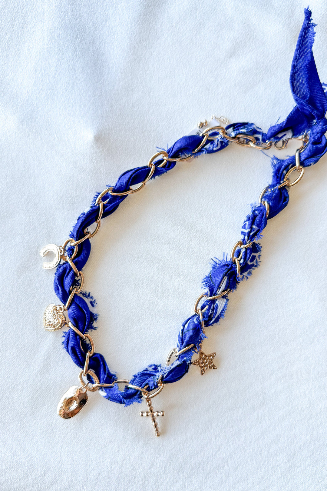 Cool It Cowboy Scarf Necklace, Necklace, Jewelry, Adeline Boutique, Dallas Boutique, Accessories 