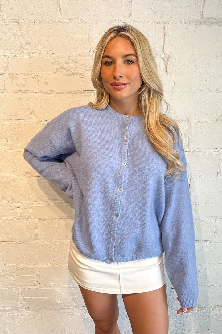 Cutesy Cardigan, Cardigan, Sweater, Knit Top, Fall Outfits, Winter Styles, Adeline Boutique, Dallas Boutique, Long Sleeve Top, Boutique Clothing 