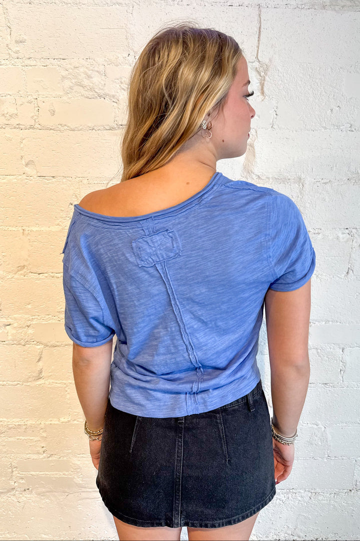 Free People Take 2 Tee, Basic Tee, Basic Tops, Vnecks, Plain Tee, Adeline Boutique, Dallas Boutique, Shirts, Tops, Women's Boutique, Women's Fashion, Free People Tops