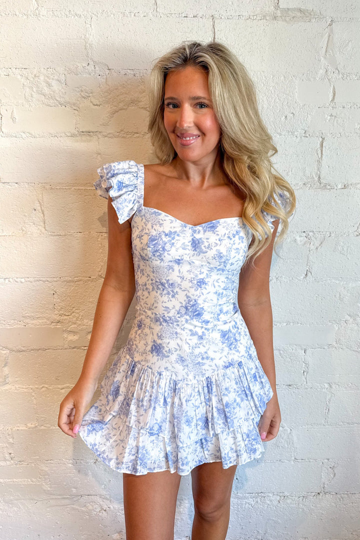 Hydrangea Romper Dress, Romper Dress, Summer Styles, Summer Dresses, Adeline Boutique, Dallas Boutique, Boutique Dresses