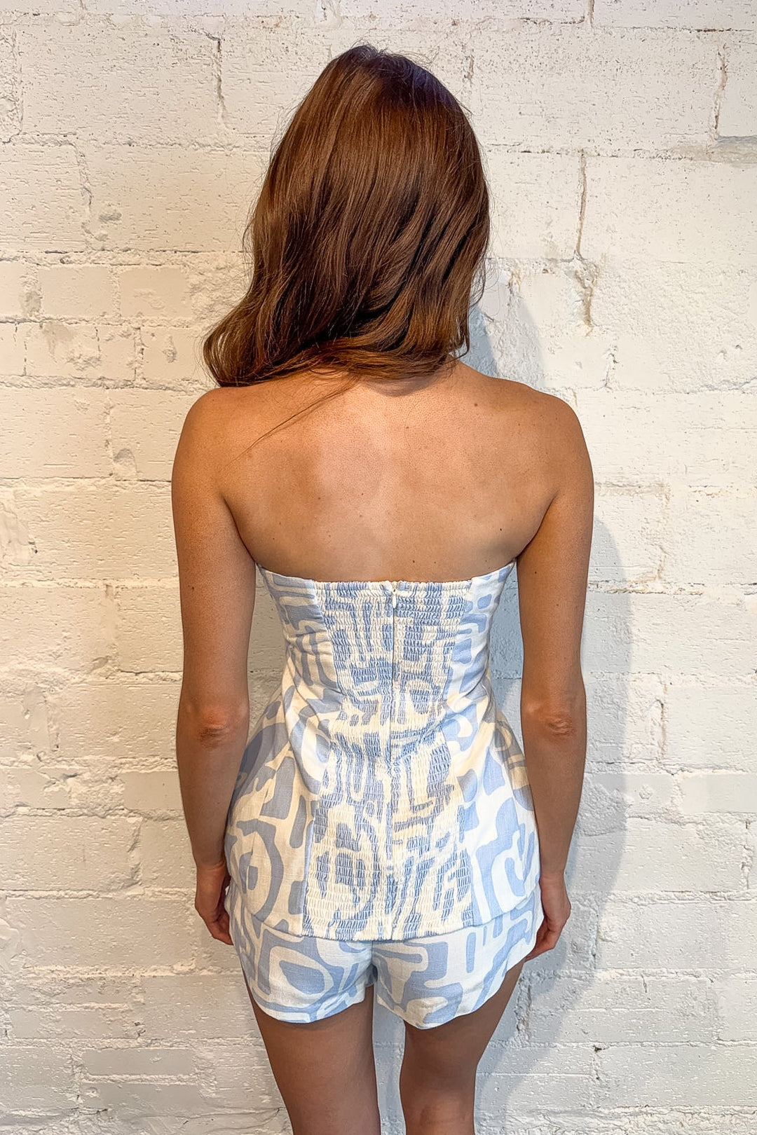 Maeve Top, Strapless Top, Sets, Matching Sets, Spring and Summer Styles, Spring Sets, Vacation Styles, Adeline Boutique, Dallas Boutique, Women's Boutique