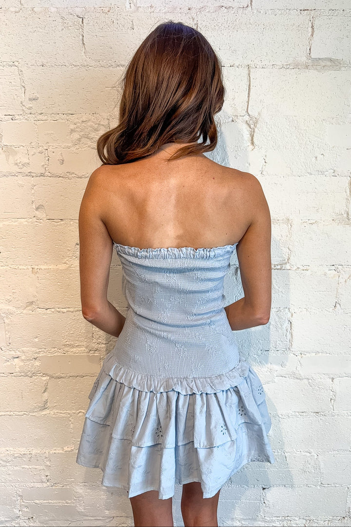 Perfect Spring Dress, Strapless Romper Dress, Spring and Summer Dresses, Vacation Dress, Romper Sorority Rush Dress, Easter Dress, Adeline Boutique, Dallas Boutique