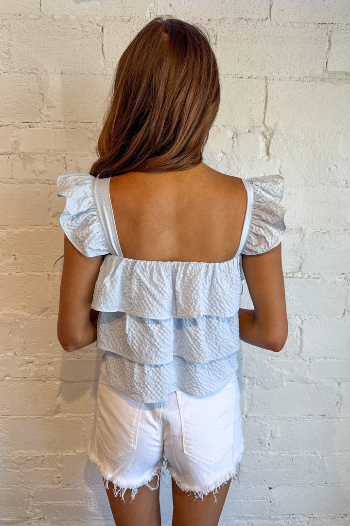 Waikiki Ruffle Top, Summer Tops, Tops, Adeline Boutique, Dallas Boutique, Boutiques, Ruffle Top, Summer Styles